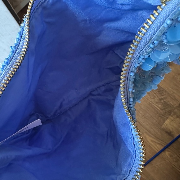 Viral Blue Beaded Purse made in India - Picture 2 of 4